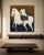 Contemporary Contemporary Large Contemporary Horse Painting. Man on Horseback 200 X 180 Cm For Sale - Image 3 of 12