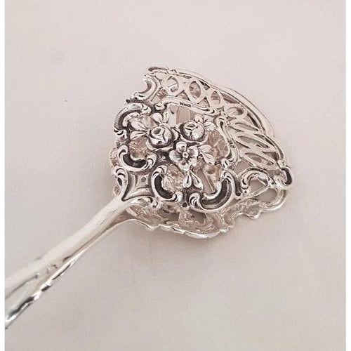 Antique Early 20th Century 800 Silver Patisserie Serving Tongs For Sale - Image 15 of 18