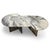 Stone Italian Teardrop Low Tables in Gray Arabescato Marble, 1980s, Set of 2 For Sale - Image 7 of 7