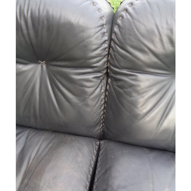 Black DS 101 Sofa from De Sede, 1970s For Sale - Image 8 of 18