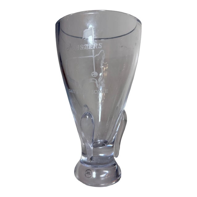 Original Tiffany's Crystal Agusta National Master's Day's Low Score Golf Trophy For Sale