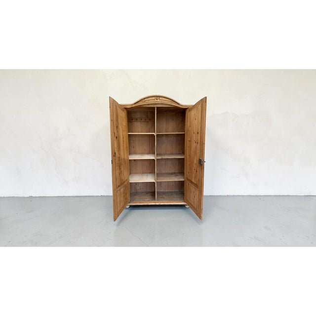 Vintage Parisian Fir Wardrobe, 1960s, in Very Good conditions. Designed 1960 to 1969 This piece has an attribution mark, I...
