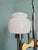 Space Age Chandelier in Chromed Metal and White Opaline Glass by G. Sciolari for Boulanger, 1970s For Sale - Image 6 of 15