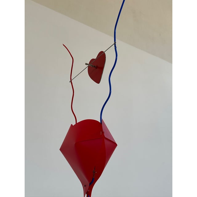 Metal One from the Heart Table Lamp by Ingo Maurer, 1980s For Sale - Image 7 of 13