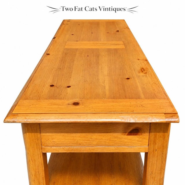 Vintage | Baker Furniture "Milling Road" | Pine | Sideboard | Server | Buffet | Credenza | Italian Provincial | French Country For Sale - Image 13 of 16