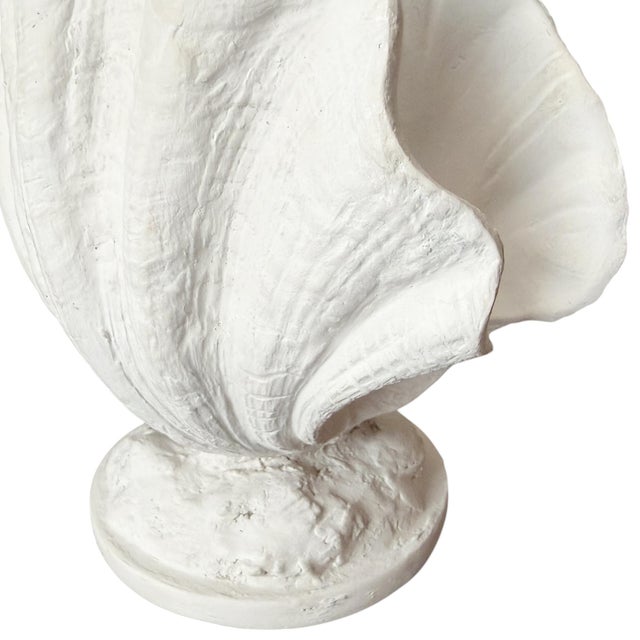 Contemporary Plaster Clam Shell Table Lamps - a Pair For Sale - Image 12 of 16