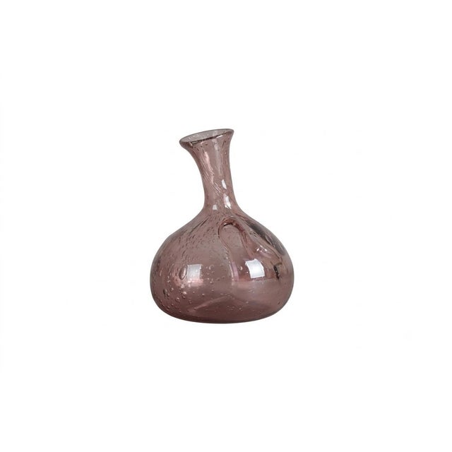 Amethyst Bullicante Glass Vase, Murano, 1990s For Sale - Image 13 of 13