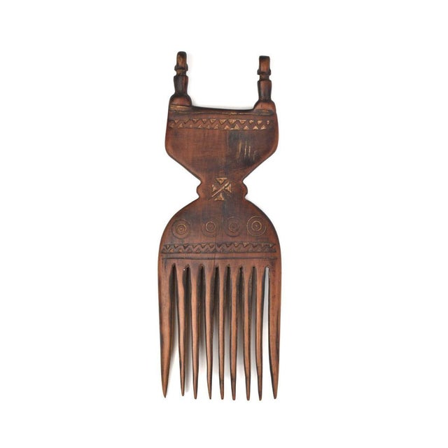 Early 20th Century Nyamwezi Mwana Hiti Figural Comb Tanzania For Sale In Denver - Image 6 of 6