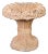 Carved Wood Wheat Sheaf Dining Table Base by Chelini of Florence Italy, 1970s For Sale