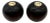 Pair of 19th Century Scottish Monogramed Hardwood Lawn Balls For Sale