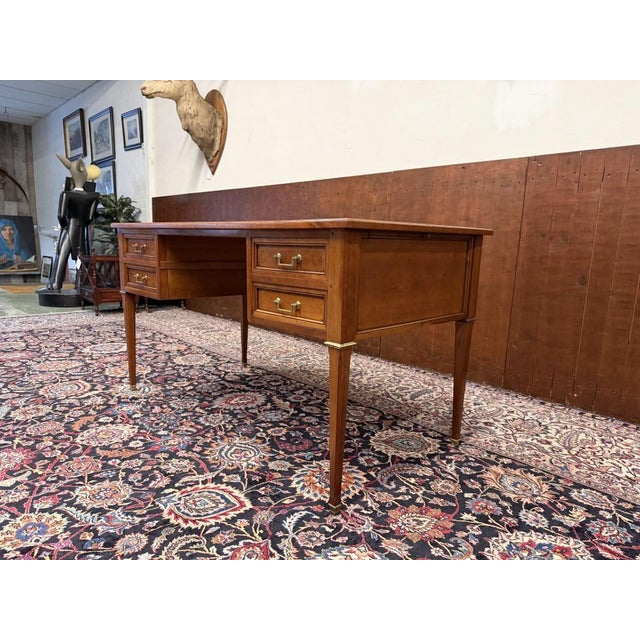English Cherrywood Writing Desk For Sale - Image 6 of 17