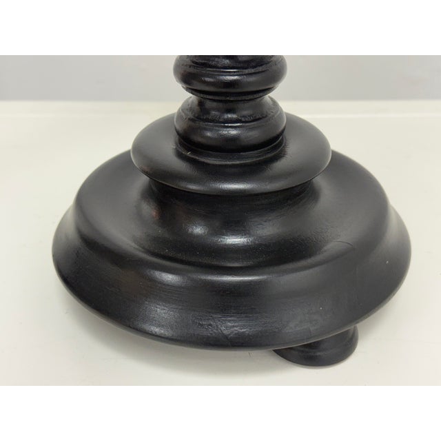 Global Views Barley Twist Wood Candleholders, Pair For Sale - Image 10 of 12