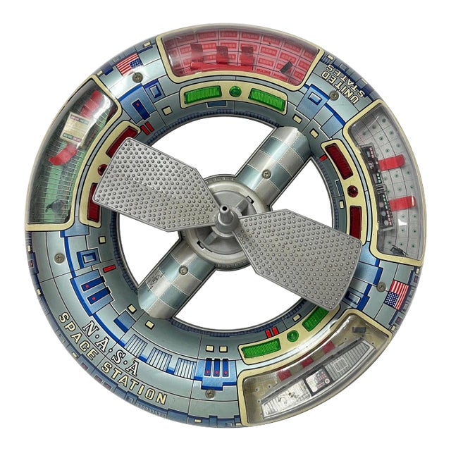 Rare and Collectible 1960's Horikawa Space Station Toy For Sale