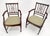 Pair of Very Fine Carved Mahogany Open Arm Faux Bamboo Arrows Armchairs MINT For Sale - Image 10 of 16