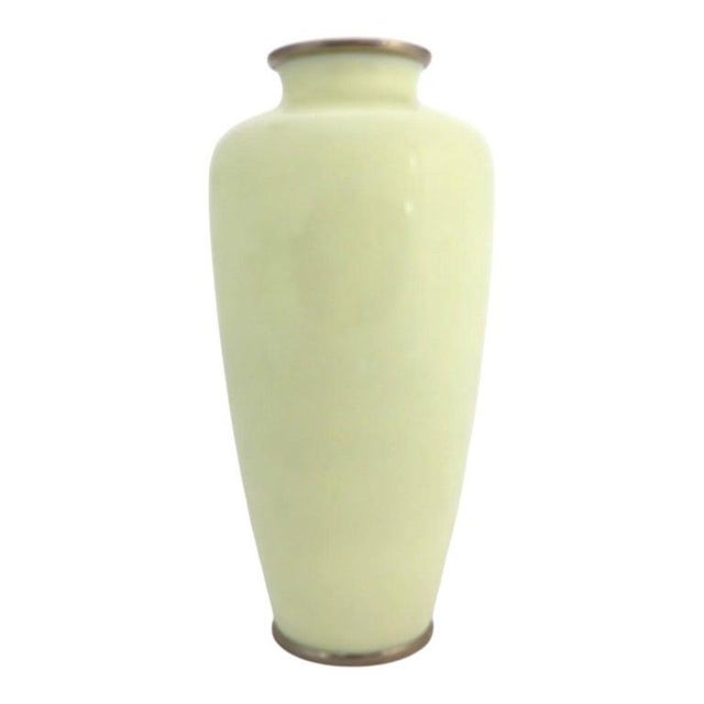 Rose Japanese Ando Cloisonne Co. Floral Roses Cloisonne Enameled Vase C1920 For Sale - Image 8 of 12