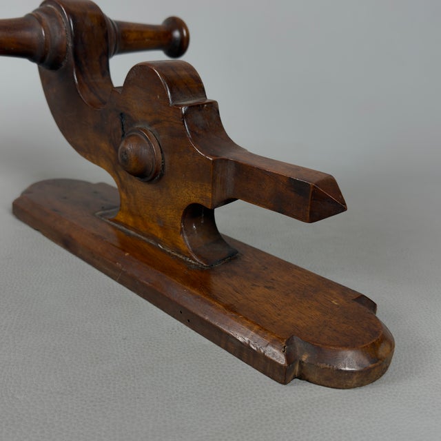 Wood Vintage Carved Turned Wooden Wall Coat Rack, 1960s For Sale - Image 7 of 11