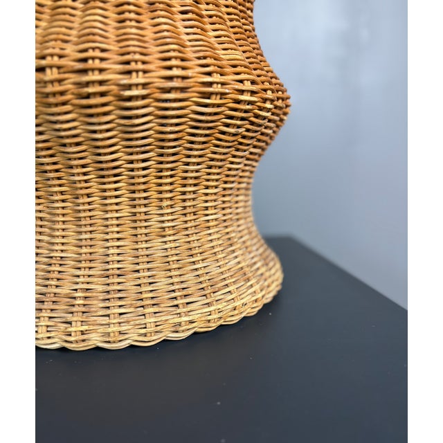 Sculptural Rattan Juttu Mushroom Stool by Eero Aarnio for Artek, Finland, 1960s For Sale - Image 9 of 16