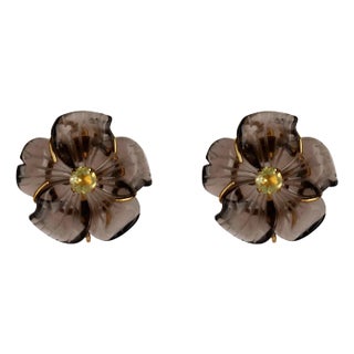 Aspen Studs, Brown (Clip On) For Sale