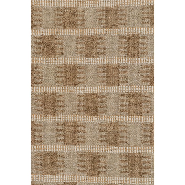 Rug & Kilim Natural Scandinavian Kilim Rug, 12' x 12' For Sale In New York - Image 6 of 7