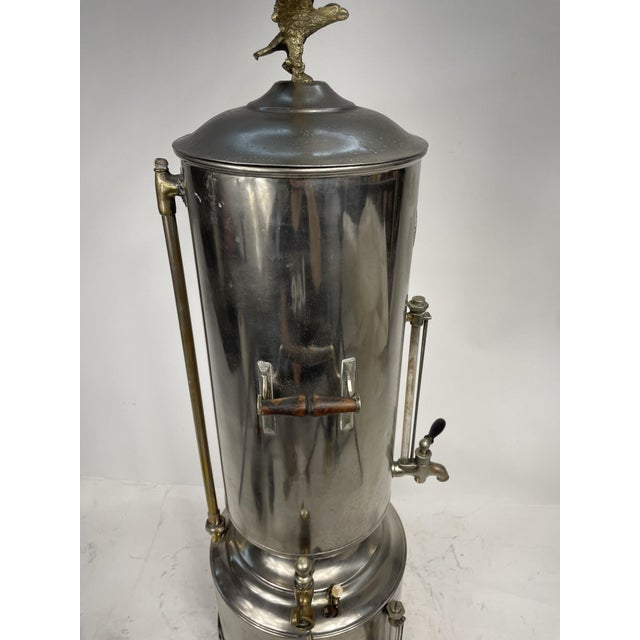 Metal Antique Industrial Coffee Maker from Loupot, Paris, 1920s For Sale - Image 7 of 18