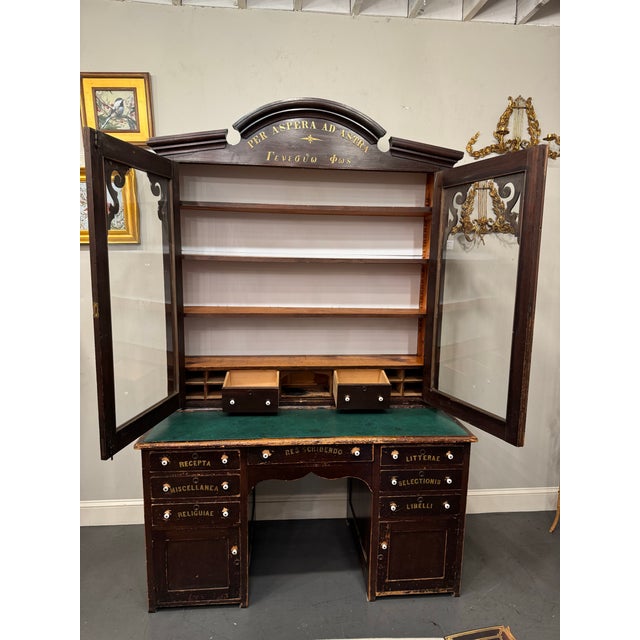 Mid 19th Century Mid 19th Century Antique Breakfront For Sale - Image 5 of 12