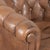 Pair of 20th Century Vintage Brown Leather Danish Club Chairs For Sale - Image 9 of 14