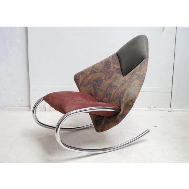 French Rocking Chair, 1970s For Sale - Image 6 of 10