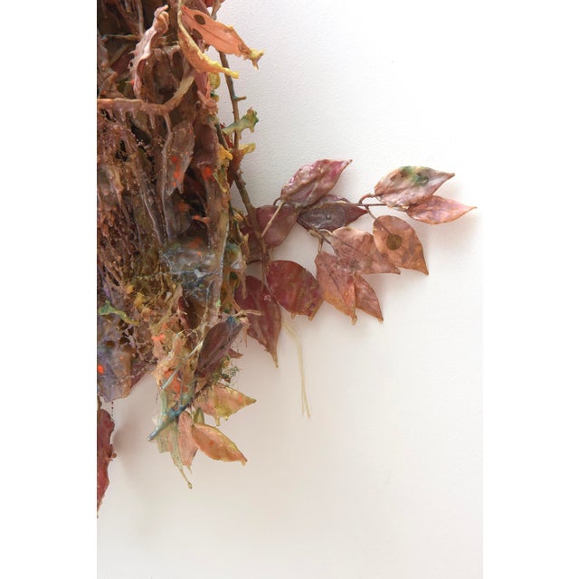 2000 - 2009 Christina Rodriquez MIxed Media Paint and Resin Wall Sculpture 2006 For Sale - Image 5 of 12