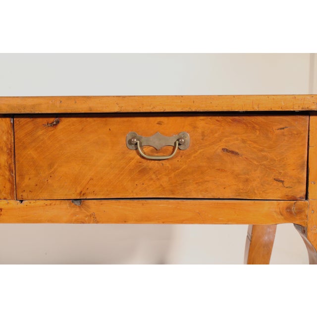 Amber Antique Louis XV Style Provincial Fruit Wood Desk For Sale - Image 8 of 11