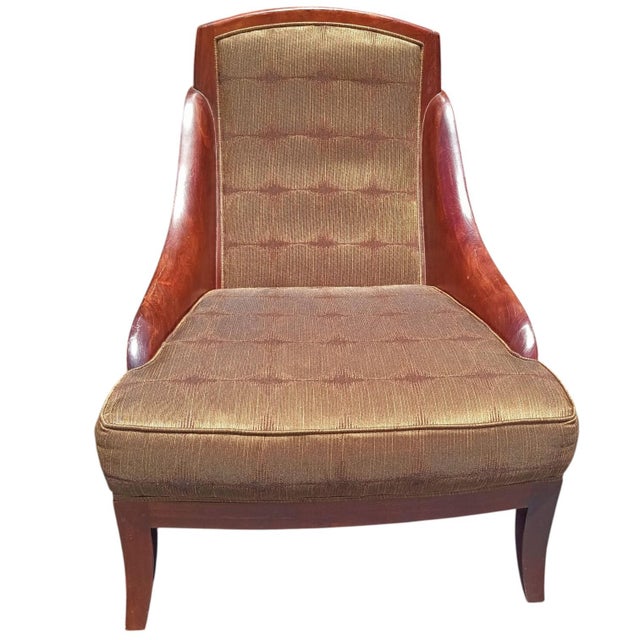 1950s Experience Unmatched Comfort With the Iconic Thos. Moser Wing Chair and Matching Ottoman For Sale In Raleigh - Image 6 of 12