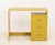 Martin Feinman for Winchendon Multiplex Modern Mustard Yellow Painted Wood Desk, the waterfall design with three drawers...