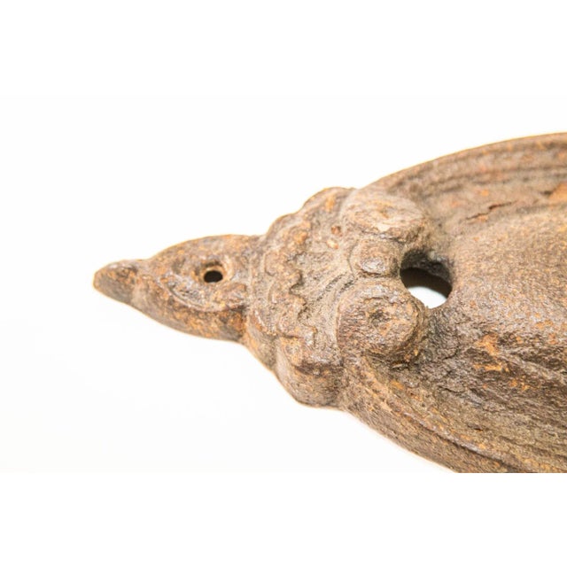 Antique Cast Iron Metal Wall Coat Hook For Sale - Image 10 of 10