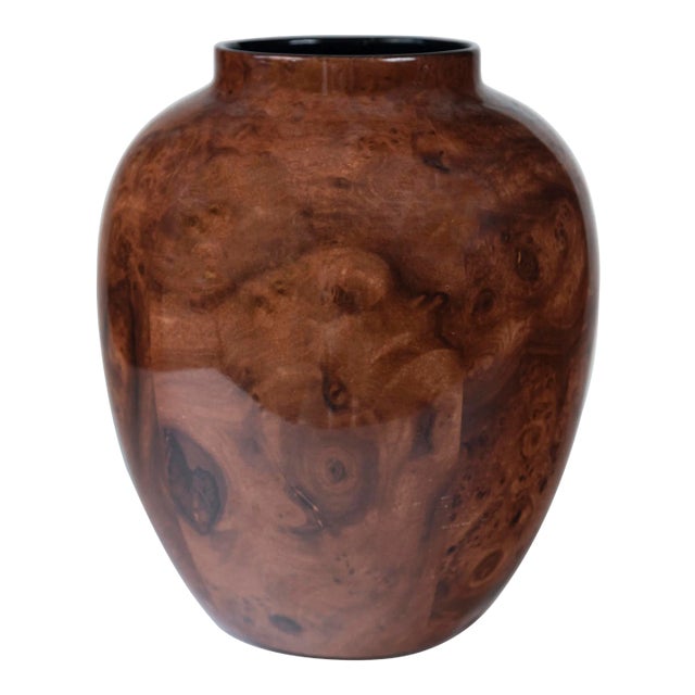 Vintage Italian "Faux Bois" Vase, Bellini, 20th Century For Sale