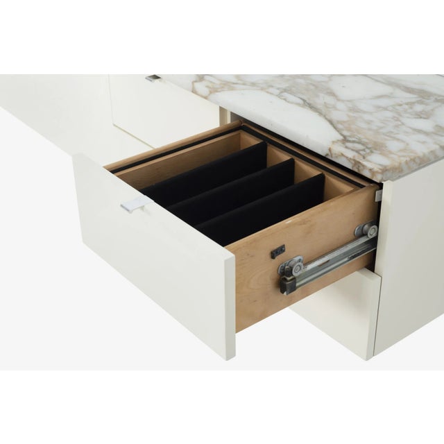 Florence Knoll Custom Wall-Mounted Cabinet by Knoll Associates For Sale In Chicago - Image 6 of 13