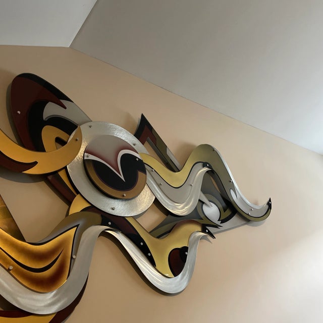 Shlomi Haziza H Studio Abstract Art Earth Tones Contemporary Modern Vision Wall Sculpture For Sale - Image 9 of 11
