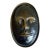 Bronze Oval Box With Sculpted Face by Nelles Studio, 1989 For Sale