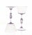 Glass Cyclamen Murano Wine Glass from Cenedese, 1950s, Set of 12 For Sale - Image 7 of 18
