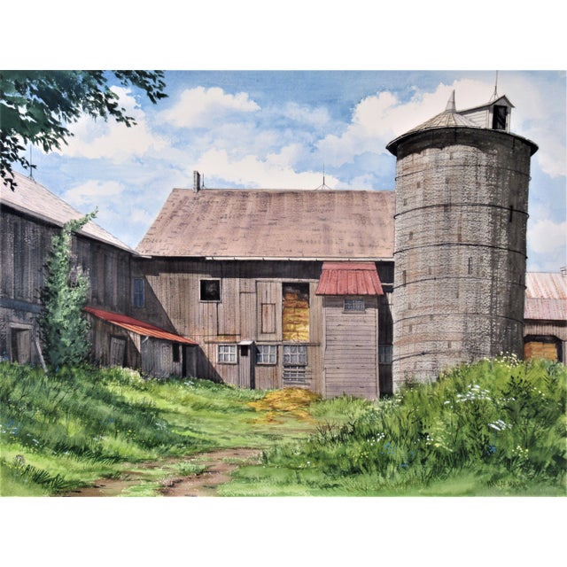 W. Ralph Murray, Earl Scwaiger's Barn, Circa 1980 For Sale