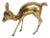 Bambi or Brass Fawn Sculpture, France, 1970s For Sale