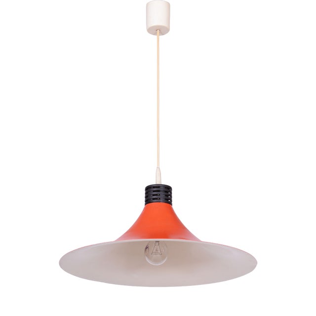 Mid-Century Aluminium Chandelier by Guzzini for Meblo, Italy, 1970s For Sale
