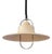 Mid-Century Modern Pendant Lamp in White & Chrome from Dijkstra For Sale