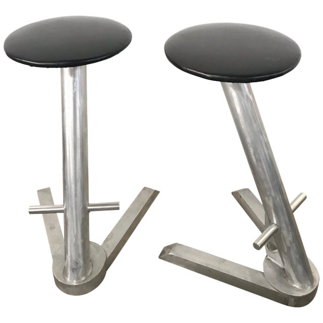Custom Postmodern Unicorn Barstools - a Pair For Sale