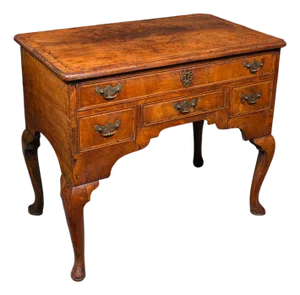 Antique Lowboy, English, Walnut, Correspondence, Scholar's Table, Georgian, 1760