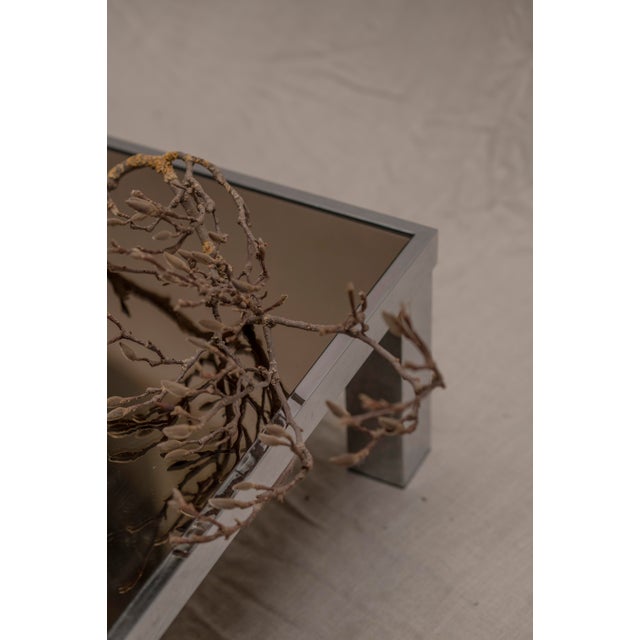 Space Age Coffee Table in Chromed Steel, 1970s For Sale - Image 3 of 11