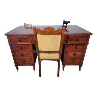 Antique Victorian Writing Desk from Maple & Co, 1890 For Sale