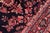 Textile Shabby Chic Persian Tabriz Blue/Red Wool Rug - 7'1'' X 9'10'' For Sale - Image 7 of 10