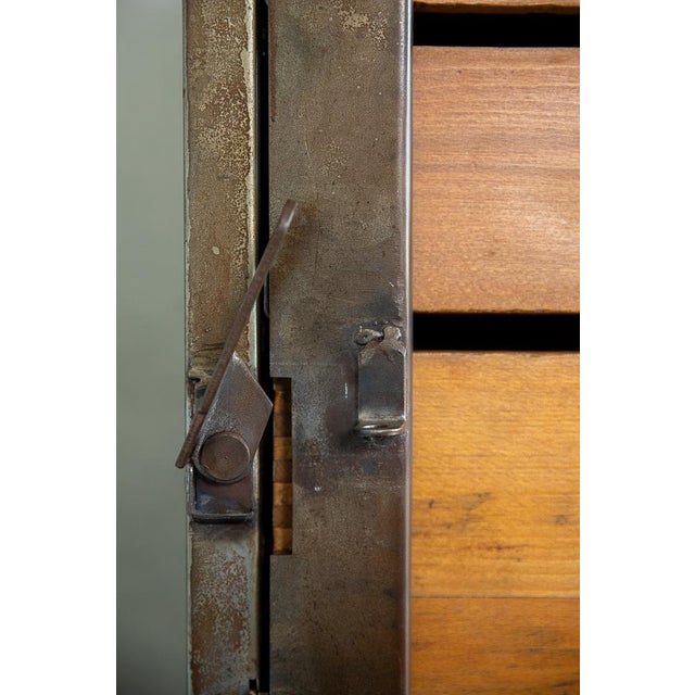 Brown Vintage Sideboard in Beech, 1940s For Sale - Image 8 of 12