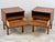 Gorgeous Pair Of Fully Refinished Danish Teak Nights By Nils Jonsson For Torring Møbelfabrik. Each Featuring A Single...