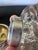 Metal Imperial Russian Silver and Crystal Inkwell For Sale - Image 7 of 9