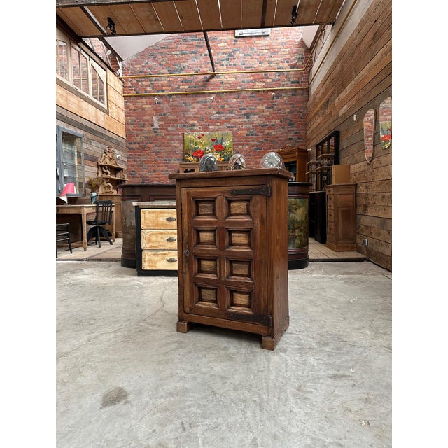 Brutalist Brutalist Elm Cabinet, 1950s For Sale - Image 3 of 8